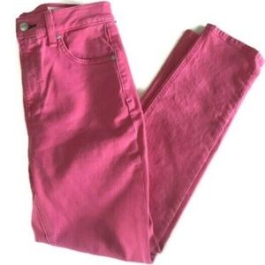 *Rag & Bone High Rise Skinny Jeans Bull Pink